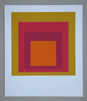 Josef Albers - Homage to the Square - La Tehuana - Zeefdruk - 1971 kopen? Bied vanaf 100!