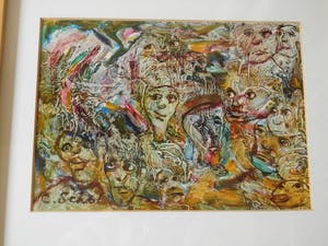 Carla Schot - Olieverf - Figuren (9-11-20} kopen? Bied vanaf 60!