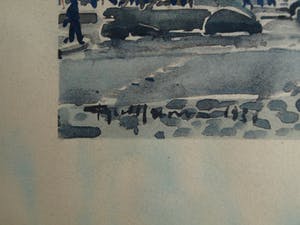 Niet of onleesbaar gesigneerd - Aquarel , “Moulin Rouge in Parijs” – gesigneerd - 1930 kopen? Bied vanaf 10!