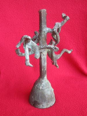 Brons (Onbekend) - Vallende figuren. kopen? Bied vanaf 75!