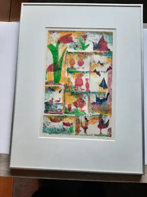 Lia van Leeuwen - Kleuren ets, Voor elkaar kopen? Bied vanaf 35!