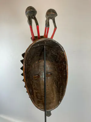 Baule - 220108 - African Tribal Used Baule mask - Iv. Coast. kopen? Bied vanaf 65!