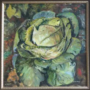 Johan Hendrik Gelink - Witte kool | olieverfschilderij in mooie lijst! kopen? Bied vanaf 59!