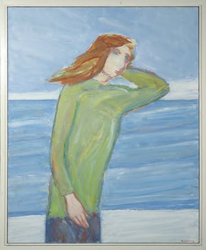 Paul Overhaus - Olieverf op doek, Uitwaaien - Ingelijst kopen? Bied vanaf 1!