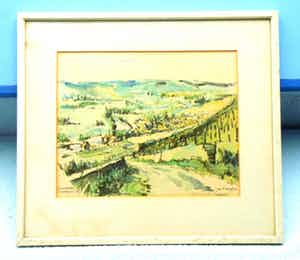 Jan Korthals - Lumiéres in de streek Champagne verkocht voor € 400!
