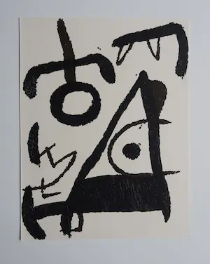 Joan Miro - Houtsnede 1973/75 " oplage 1.500 stuks ,Lelong ,Paris kaufen? Bieten Sie von 85!