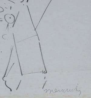 Samuel Jessurun de Mesquita - potloodtekening: Brits-Indische soldaat kopen? Bied vanaf 149!