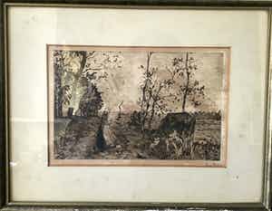 Willem de Zwart - Boeren tafereel verkocht voor € 65!