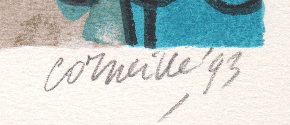 Corneille - zeefdruk, 'Memoire de Bali', 1993 kopen? Bied vanaf 149!