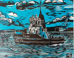 Michiel Brink - Sleepboot 'Polen' verkauft für € 50!