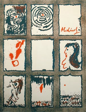 Pierre Alechinsky - Handgesigneerde lithografie kopen? Bied vanaf 650!