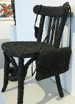 Michel Kourline - Meerdelig kunstobject / installatie,, La nuite tombee kopen? Bied vanaf 150!