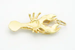 16 - Mooi gedetailleerde massief 18 Krt gouden zodiac sterrenbeeld KREEFT hanger kopen? Bied vanaf 450!