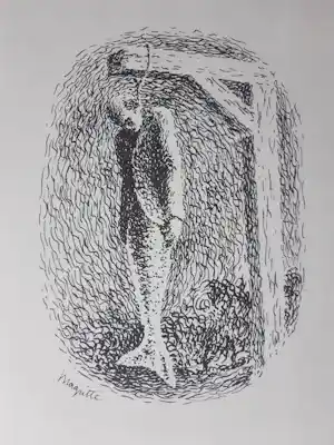 Rene Magritte - e.a. Belgische tekenaars van Ensor tot Magritte verkocht voor € 175!