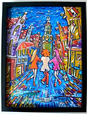 Elena Polyakova - Winkelen in Amsterdam, Kalverstraat kopen? Bied vanaf 115!