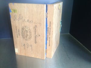 Leon Adriaans - Beschilderd sigarenkistje kopen? Bied vanaf 550!