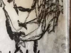 Anton Heyboer - Oervogel Houtskooltekening kopen? Bied vanaf 100!