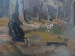 Jan van Vuuren - Boslandschap Nunspeet kopen? Bied vanaf 350!