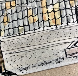 Rupert van der Linden - Blik op de Munttoren Amsterdam kopen? Bied vanaf 35!