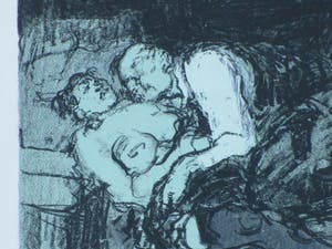 Kurt Lob - Bordeelbezoek - Litho kopen? Bied vanaf 35!