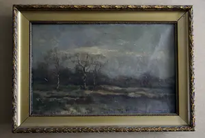 Emanuel van der Ven - Natuurlandschap met berken kopen? Bied vanaf 75!