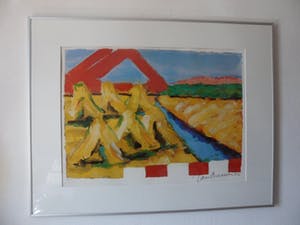 Jan Cremer - Zeefdruk 'Vuurwerkramp' genummerd en potlood gesigneerd kopen? Bied vanaf 125!