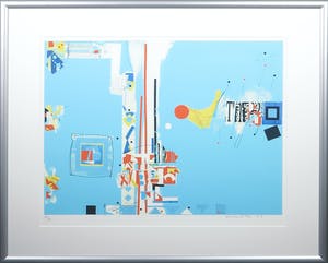 Sam Middleton - Zeefdruk, Harmonics - Ingelijst kopen? Bied vanaf 35!