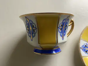 Rosenthal - Art Deco kop en schotel - hand gedecoreerd en gesigneerd kopen? Bied vanaf 10!