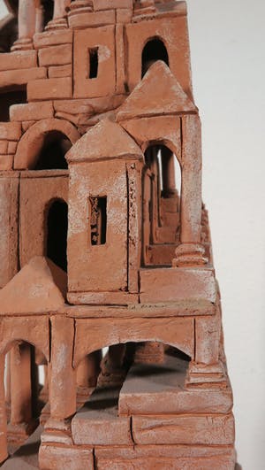 Arie J. Bouter - Terracotta, Toren van Babel (Zeer groot) kopen? Bied vanaf 500!