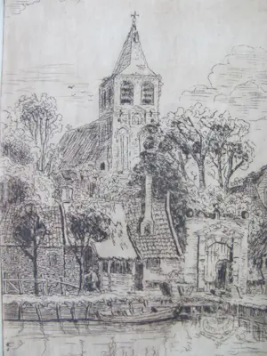 Coen van Os - twee etsen kopen? Bied vanaf 50!