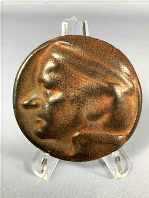 Wilfried Put - Bronzen penning: Piet Esser, 1986 verkocht voor € 45!