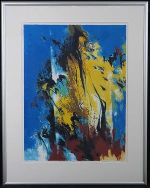 Mattie Schilders - Mattie Schilders: Zeefdruk, In het licht - Ingelijst (Groot) Hoge galerijwaarde! kopen? Bied vanaf 38!