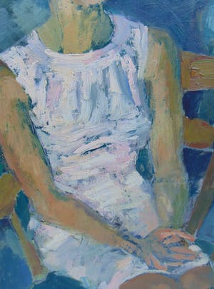 Hugo Brouwer - Dame in roze jurk kopen? Bied vanaf 100!