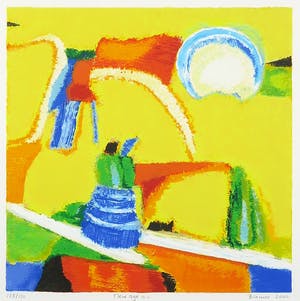 Saskia Bremer - Zeefdruk, New age a.1. - Ingelijst kopen? Bied vanaf 1!