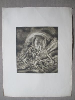 Etie van Rees - Gesigneerde ets kopen? Bied vanaf 40!