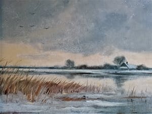 Gerard Krol - Hollands Polderlandschap kopen? Bied vanaf 65!