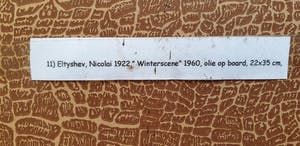 Nickolay Ivanovich Eltyshev - Dorp in de winter kopen? Bied vanaf 25!