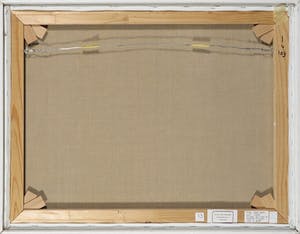 Paul Overhaus - Olieverf op doek, Gele wolk - Ingelijst kopen? Bied vanaf 80!