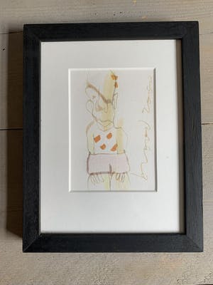 Herman Brood - Fraaie originele tekening Herman Brood uit privécollectie kopen? Bied vanaf 280!