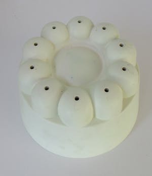 Cor Unum - Zeldzame citrus pastel kleurige Fruittest ontwerp Jeanine Keizer v HS Den Bosch kopen? Bied vanaf 40!