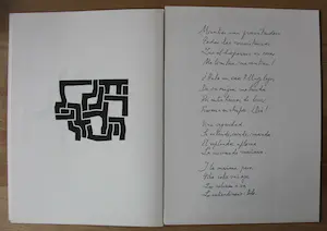 Bram van Velde - derriere le Miroir - 1974 kopen? Bied vanaf 75!