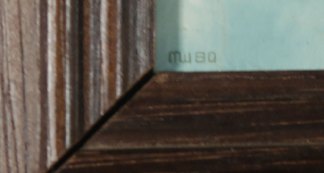 Ron Watts - Olieverf op hardboard, Friedrich was here - Ingelijst kopen? Bied vanaf 100!