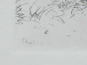 Willem Bastiaan Tholen - Polderlandschap bij Leiden - Ets kopen? Bied vanaf 50!