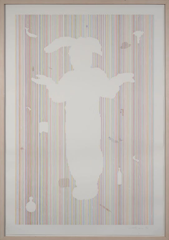 Gerard Koek - Gerard Koek: Zeefdruk, Z.T. - Ingelijst kopen? Bied vanaf 35!