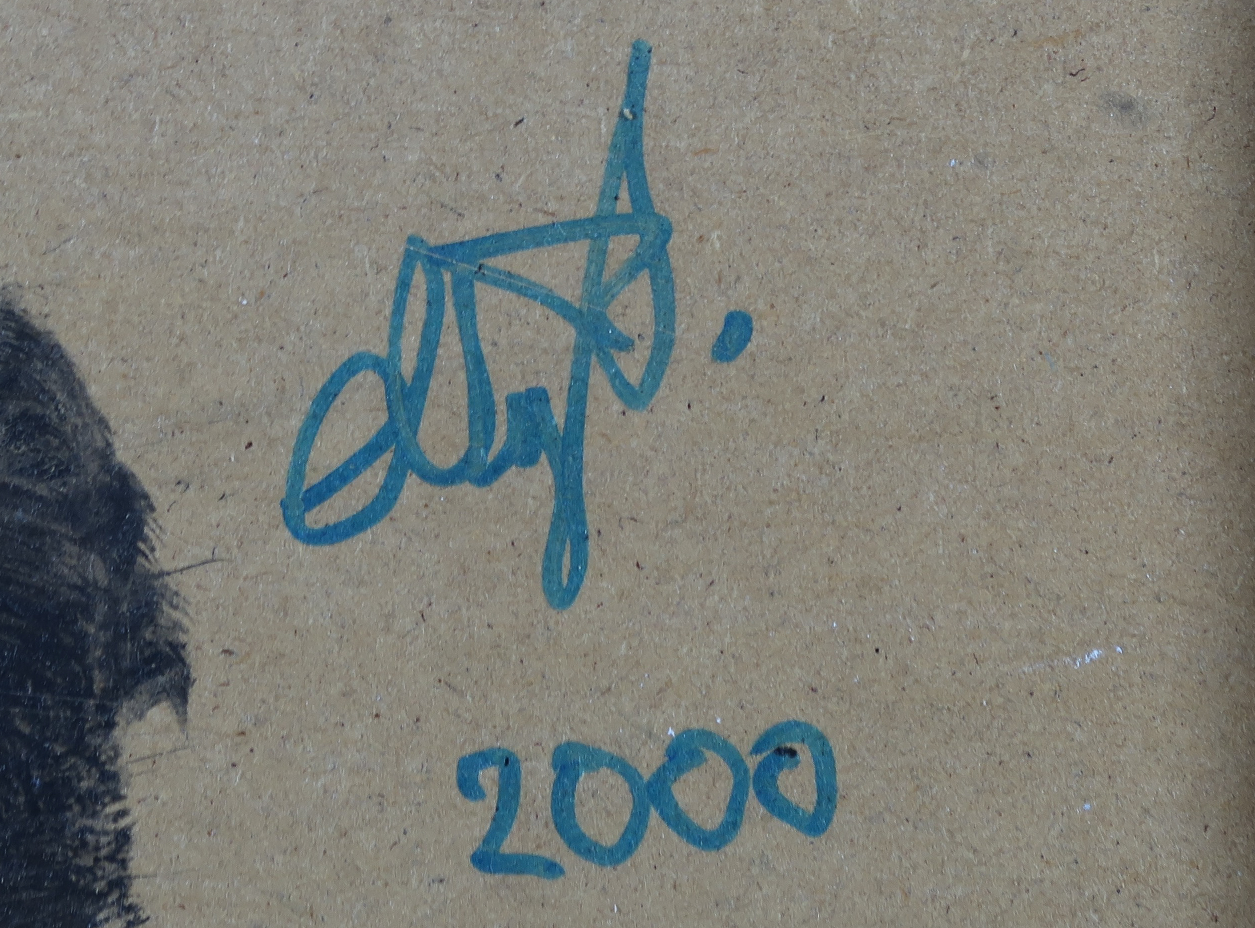 Niet of onleesbaar gesigneerd - Loodsculptuur op vinyl, Abstract zwart kopen? Bied vanaf 1!