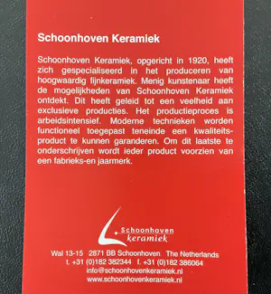 Plateelbakkerij Schoonhoven - AD VERSTIJNEN - Schaal met zes bakjes kopen? Bied vanaf 32!