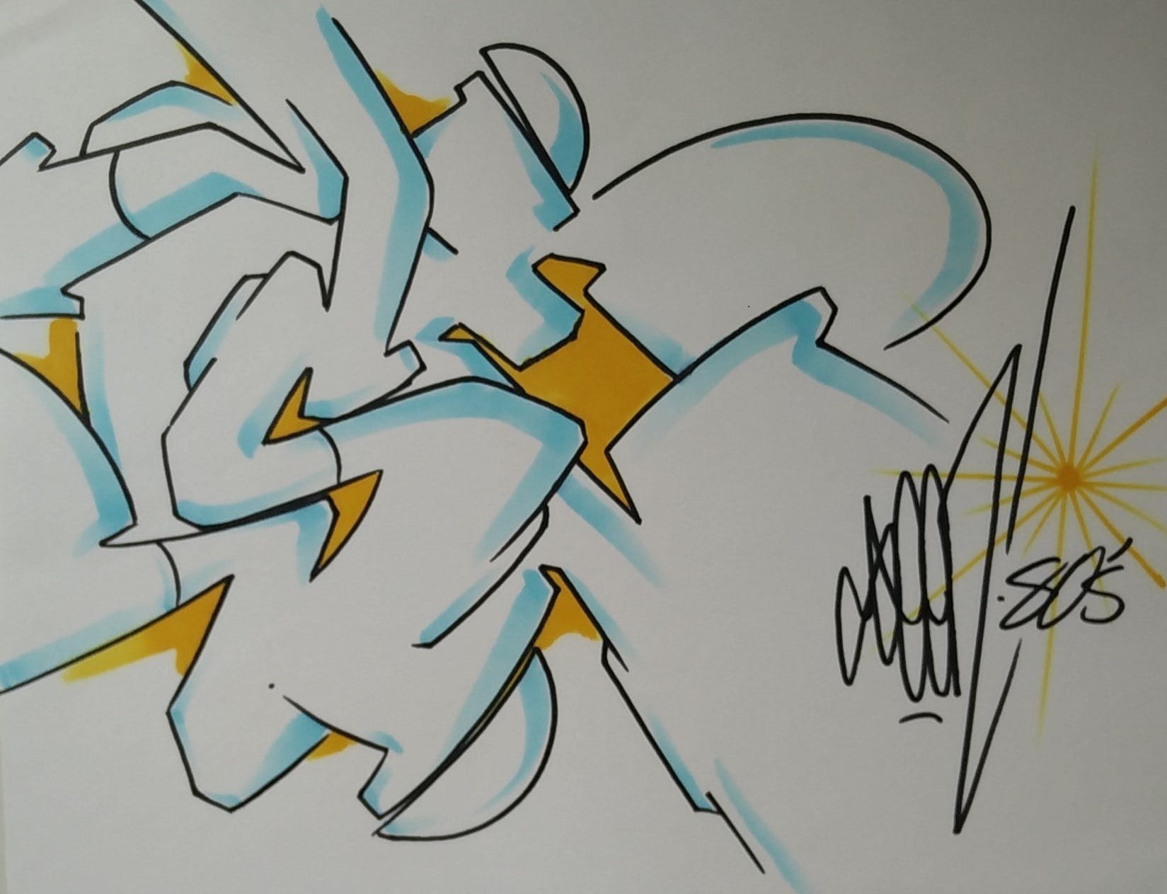 SEEN - "Psycho" drawing verkocht voor € 125!