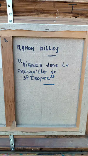 Ramon Dilley - Vignes dans la Presquìle de St. Tropez kaufen? Bieten Sie von 350!