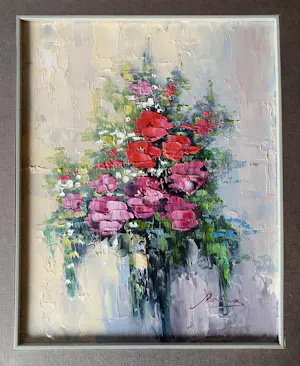 C.A.S. Romer - stilleven bloementuil - Impasto kopen? Bied vanaf 200!