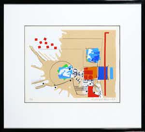 Sam Middleton - Zeefdruk, Zonder titel verkocht voor € 1!